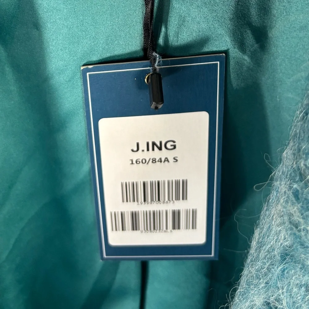 J.ING Blue Teddy Cocoon Coat - Picture 5 of 5